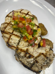 Grilled Swordfish with a Mango Salsa